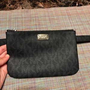 Michael Kors Black Logo Fanny Pack